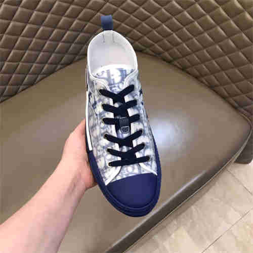 DR B23 LOW TOP OBLIQUE SNEAKER BLUE