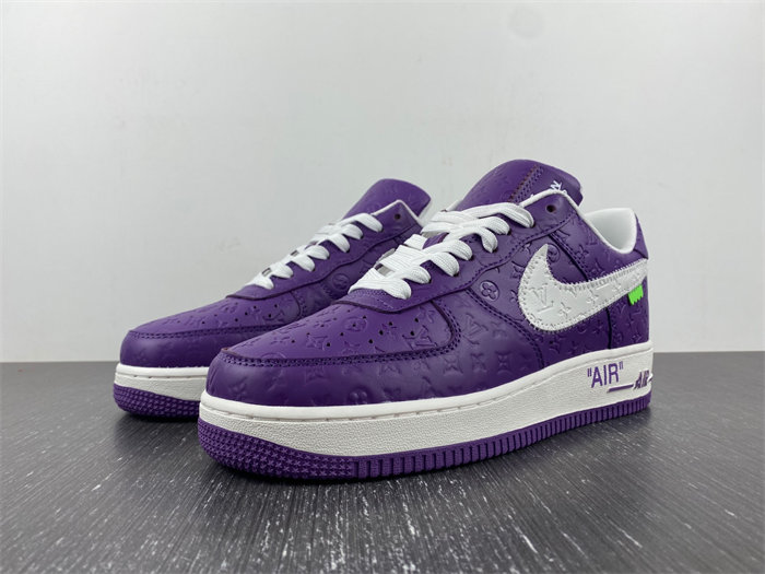Luis Vitton Nike Air Force 1 Low By Purple White