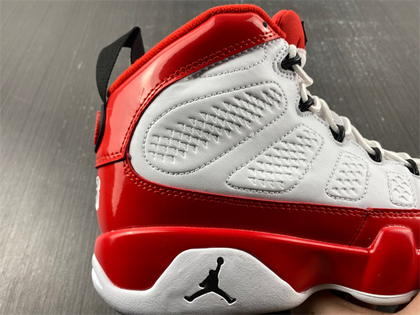 Jordan 9 Retro White Gym Red