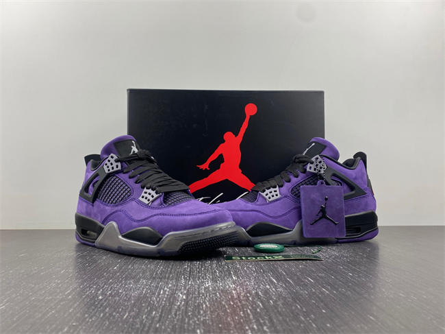 Jordan4 Travis Scott Purple (Friends and Family)  766296 LN4
